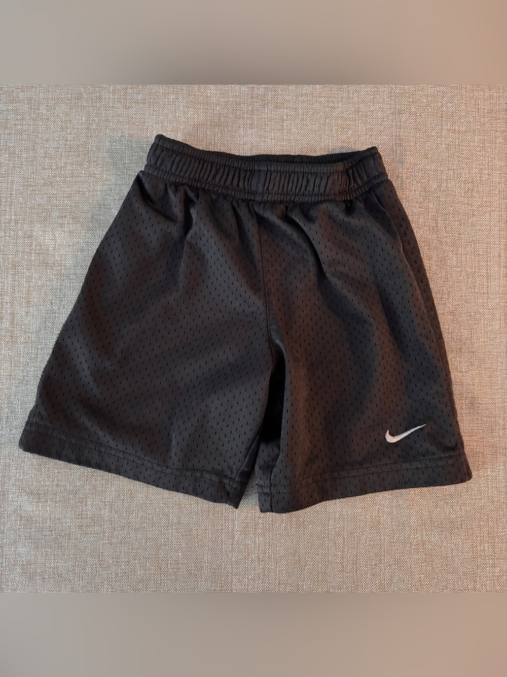 Nike Black Mesh Sports Shorts with White Swoosh ~ Boys 3T, sports, dry wicking